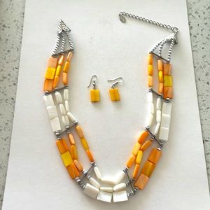 Beautiful necklace and  earrings